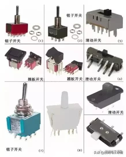 超全面 电子元器件图片 名称及符号对照,收藏起来