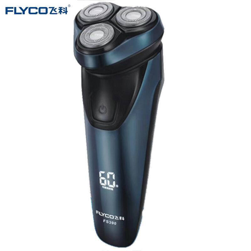 飞科剃须刀电动刮胡刀(FLYCO)剃胡刀男士便携电须刀刮胡子全身水洗FS390 标配+飞科7805鼻毛器+3个刀头